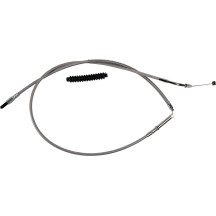 High-Efficiency Stainless Steel Clutch Cable for Harley-Davidson — Standard, Silver