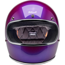 Gringo Helmet — Size S, Full-Face, Metallic Grape