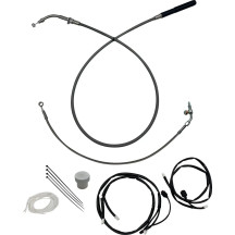 Kit EZ Install — Compatible con manillares de 18", Ape Hanger, Pulido