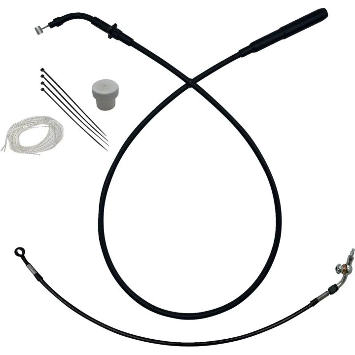 Kit de instalación EZ — Compatible con manillares de 35.5 cm (14"), Ape Hanger, Negro