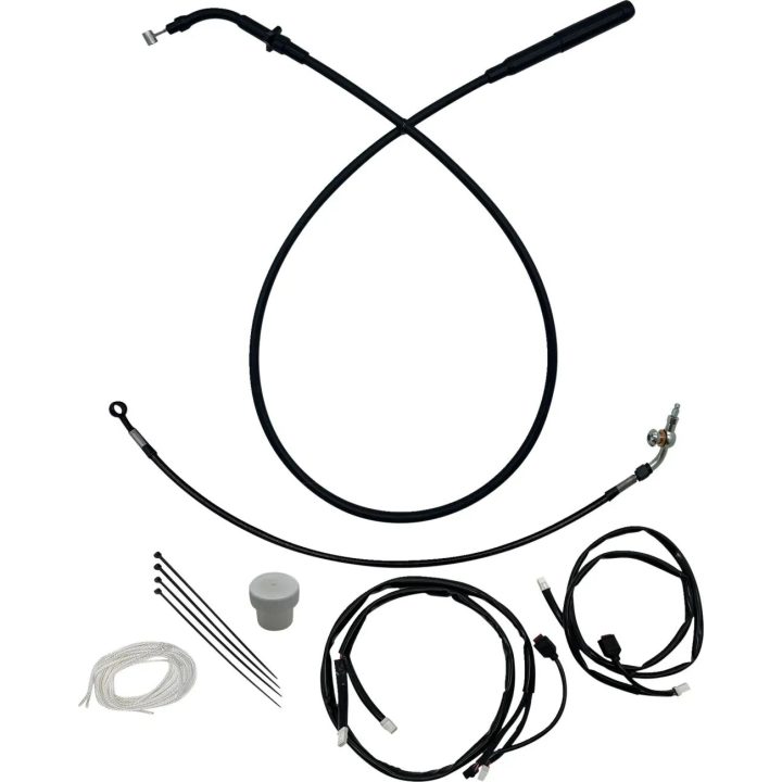 Kit de instalación EZ — altura de manillar 45.5 cm (18 in), Ape Hanger, Negro