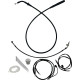 Kit de instalación EZ — altura de manillar 45.5 cm (18 in), Ape Hanger, Negro