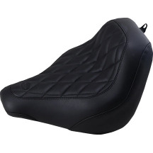 Wide Tripper Seat — Black, Diamond