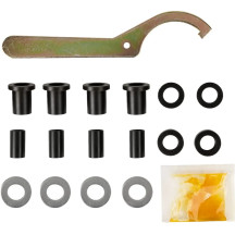 412 Series Shocks — 305 mm (12.00") rear, Chrome