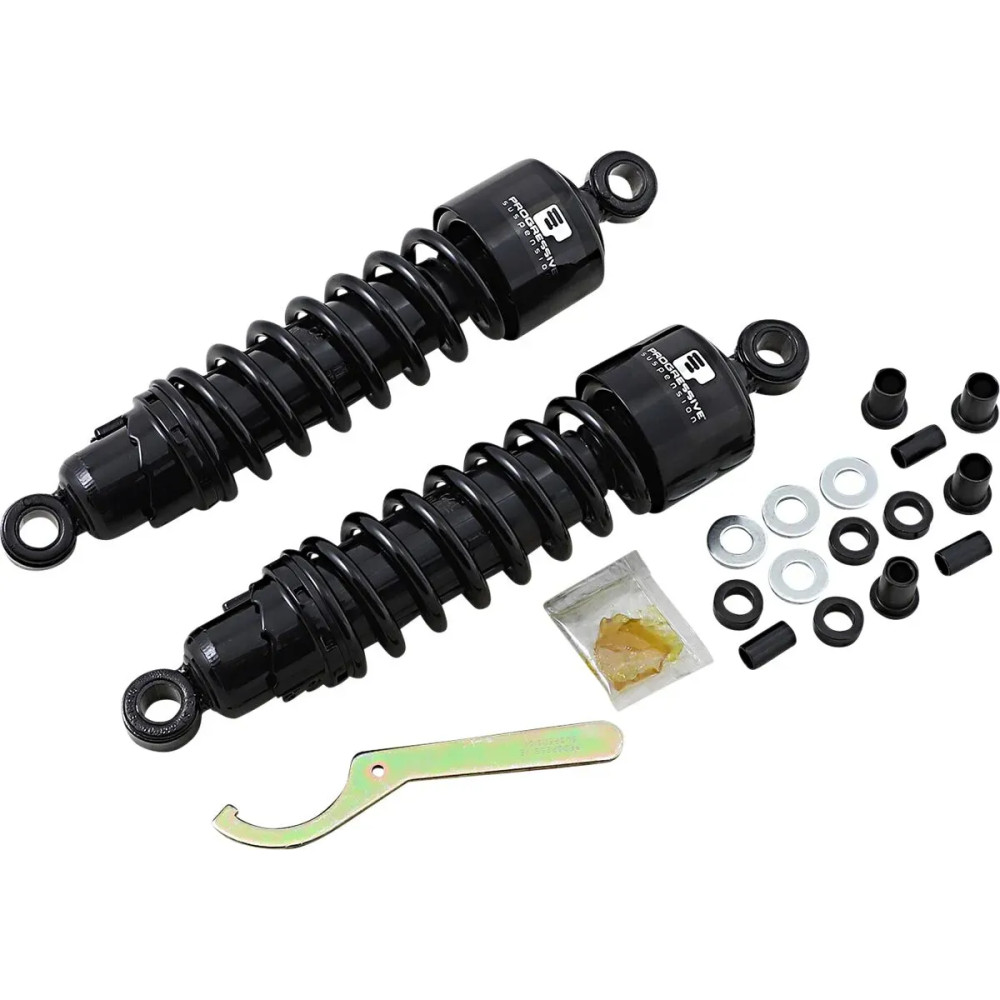 412 Series Shocks — 305 mm (12") rear, Black