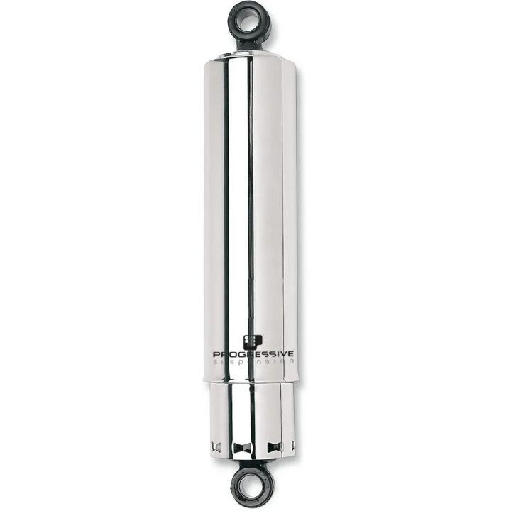 Amortiguadores serie 412 — cromado, 279.40 mm (11.00"), trasero, par