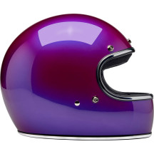 Gringo Helmet — XL, purple metallic gloss, full-face