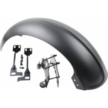 Fender Kit with Seat — Black, Rear