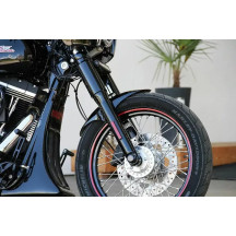 Front Fender Club — Front, ABS plastic, Raw finish, Black