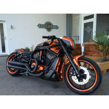 Front Fender Custom — Black, HD-ROD058