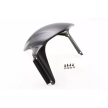Front Fender Custom — Front, Black, Raw finish
