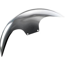 Cafe Front Fender For 21" Wheel — 21" wheel, Natural finish