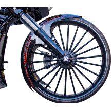 Guardabarros delantero Talon de acero — rueda 21", montaje delantero, sin acabado