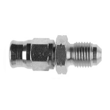 600 Series Hose Fitting — -3, Chrome