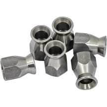 Brake Line Socket — -3 hose fitting, 6 pack, Silver