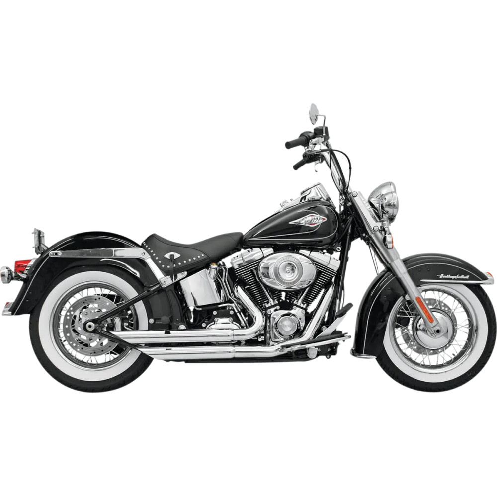 FireFlight Series Exhaust System — 2-into-2, 63.5 mm (2-1/2"), Chrome