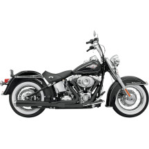 Road Rage 2:1 Exhaust System — 4" muffler, 2-into-1 system, Black