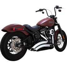 Big Radius Exhaust System — 2-into-2 system, chrome