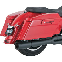 Pro Pipe 2-into-1 Exhaust System — Black, Mild Steel