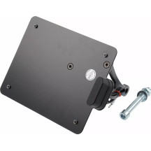 License Plate — 17 cm × 21 cm, Black