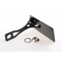 Placa de matrícula — 21 cm × 13 cm, negra