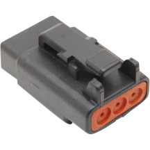 Deutsch Plug And Receptacle Kits — Deutsch DTM, 3 pins, black