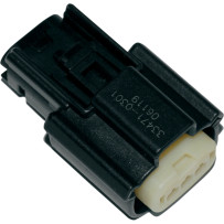 Molex MX 150 Connector Component — 3 pins, female, black