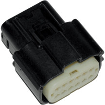 Molex MX 150 Connector Component — 12-pin, female, black