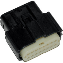 Molex MX 150 Connector Component — Female, 16-pin, Black