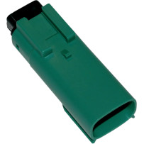 Molex MX 150 Connector Component — 3-pin, male, green