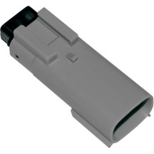 Molex MX 150 Connector Component — 3-pin, male, gray
