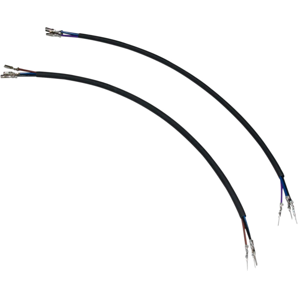 Front Turn Signal Extension — 10 cm (4") wire, black