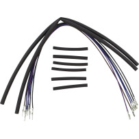 Front Turn Signal Extension — 38 cm (15"), pair, Black