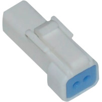 JST Mini Connector — 2-pin, 22 AWG, 5 A, white
