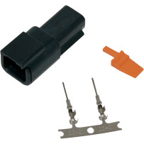 Deutsch DTM Plug and Receptacle Kit — 2-pin, male
