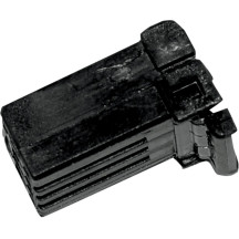 AMP 040 Connector — 2-pin, male, black