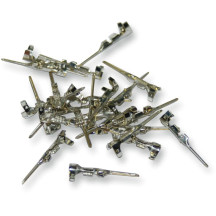 AMP 040 Terminals — 25 pack, 1 pin, Silver