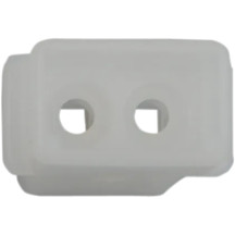 AMP Mate-N-Lok Connector — 2-pin male, 305 mm (12") cable, White