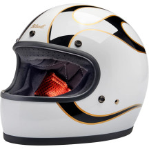 Gringo Helmet — Full Face, Size S, ABS shell, Gloss finish
