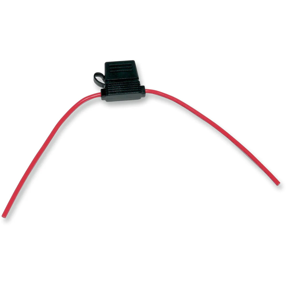 ATO-Style Fuse Holder — 14 AWG, Red