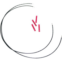 Wire Extensions For H-D Heated Grip — 305 mm (12"), 16 AWG, Black