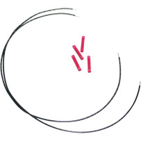 Wire Extensions For H-D Heated Grip — 305 mm (12"), 16 AWG, Black