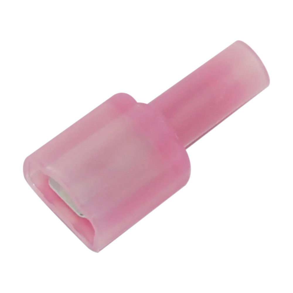 Desconectores rápidos y terminales — 22-18 AWG, paquete de 25, rojo