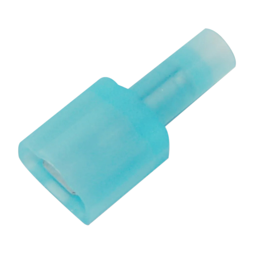 Conectores rápidos y terminales — Spade, 16-14 AWG, Paquete de 25, azul