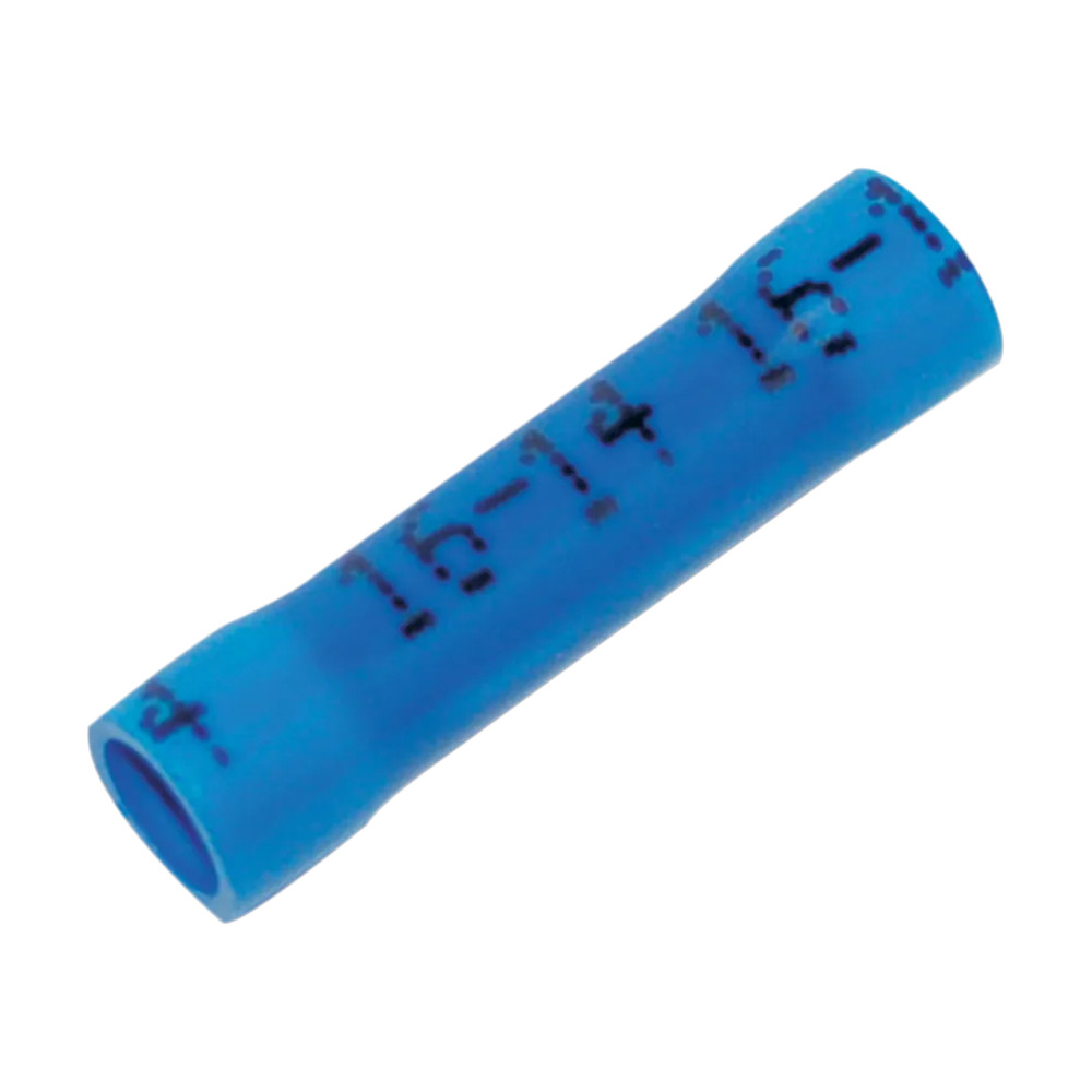 Butt Splices — 16-14 AWG, 305 mm (12") , 25-pack, Blue