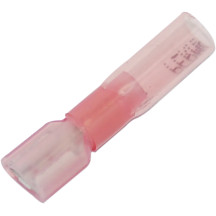 Heat Shrink Quick Disconnects and Terminals — 22-18 AWG, 25 pack, pink