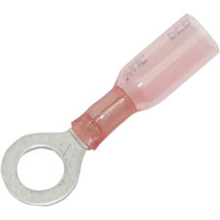 Heat Shrink Quick Disconnects and Terminals — 22-18 AWG, 1/4", 25 pack, Pink