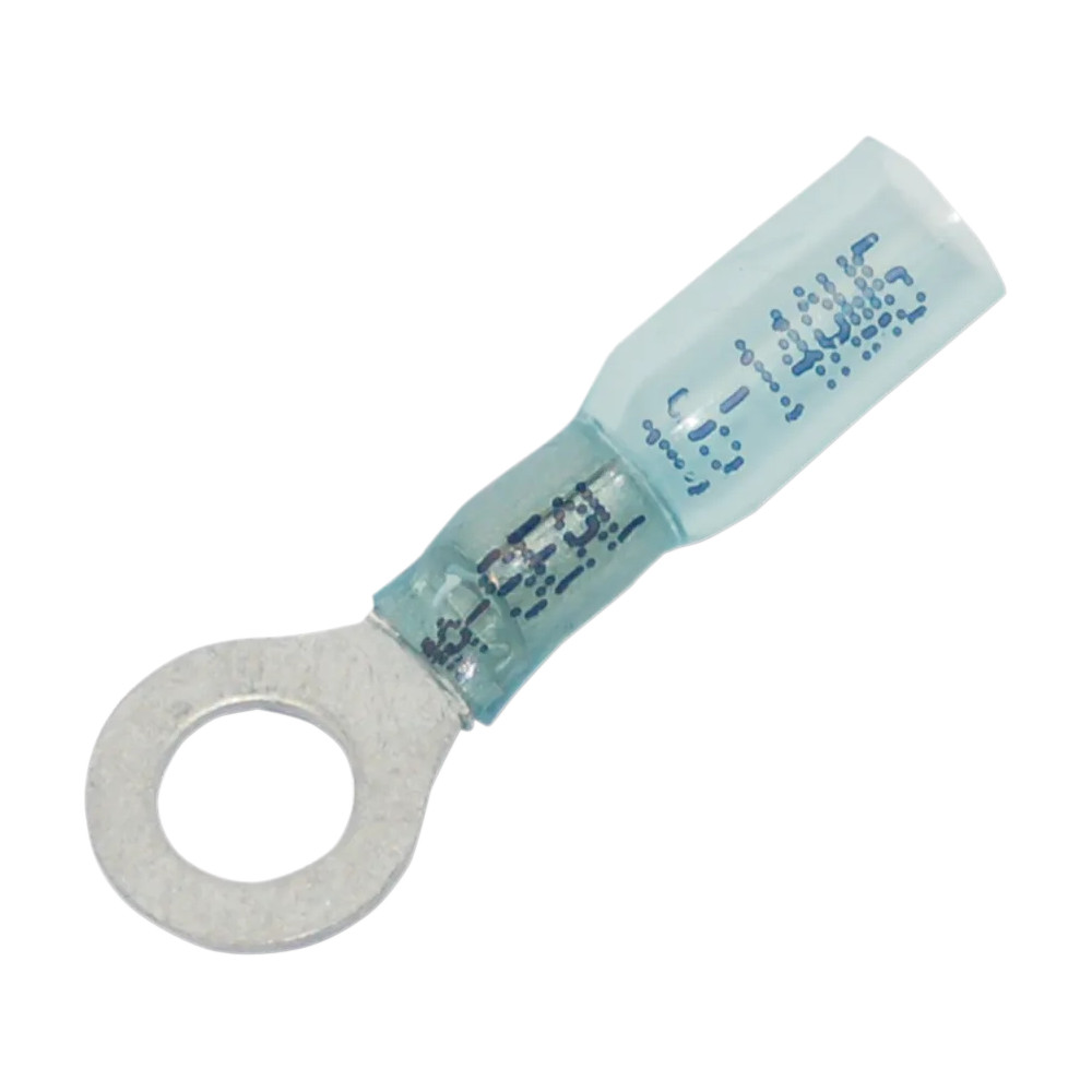 Heat Shrink Quick Disconnects and Terminals — 16-14 AWG, 1/4", 25 pack, Green