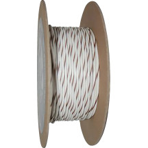 OEM Color Wire Spool — 20 AWG, 30.5 m (100'), White
