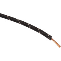 Fabric-Braided Hook-Up Wire — 16 AWG, 7.6 m (25')